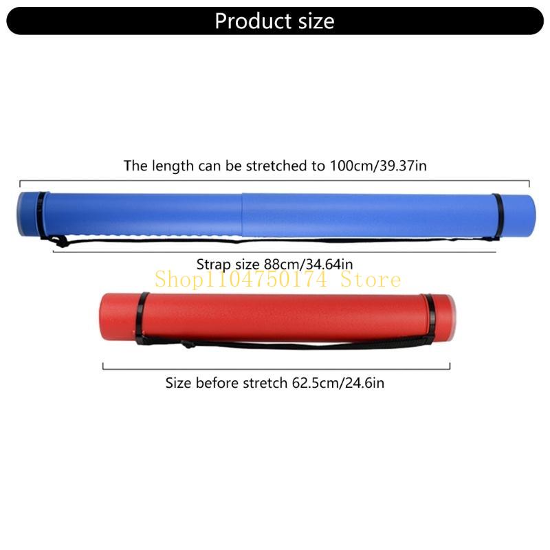 Round Poster Tube Storage Extendable Poster Tube Poster Holder Tube Telescoping Tube for Documents Artwork Scrolls top sale