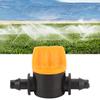 100Pcs Garden Irrigation 2 Way PVC 4/7 Waterstop Straight Connector Hose Valve Tool
