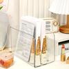 Portable Acrylic Book Stand Transparent Free Combination Bookshelf U-shaped Book Folder Desk Storage Rack Home Office Rack