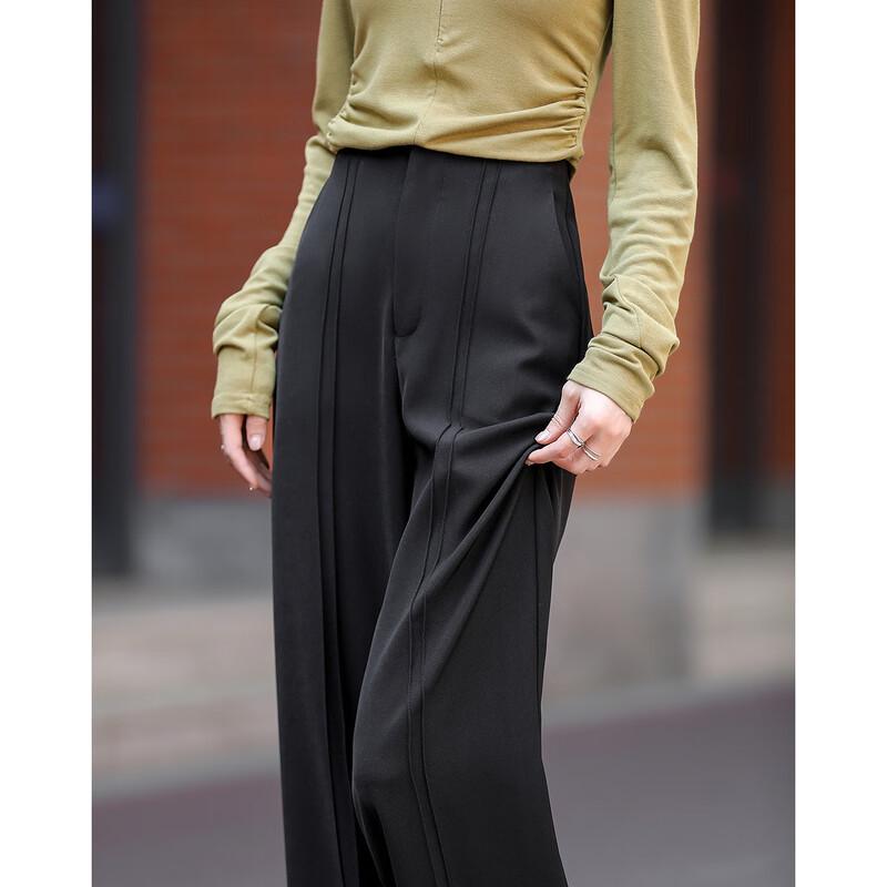 

Demana Women s Urban Double-Stitched Pencil Pants L