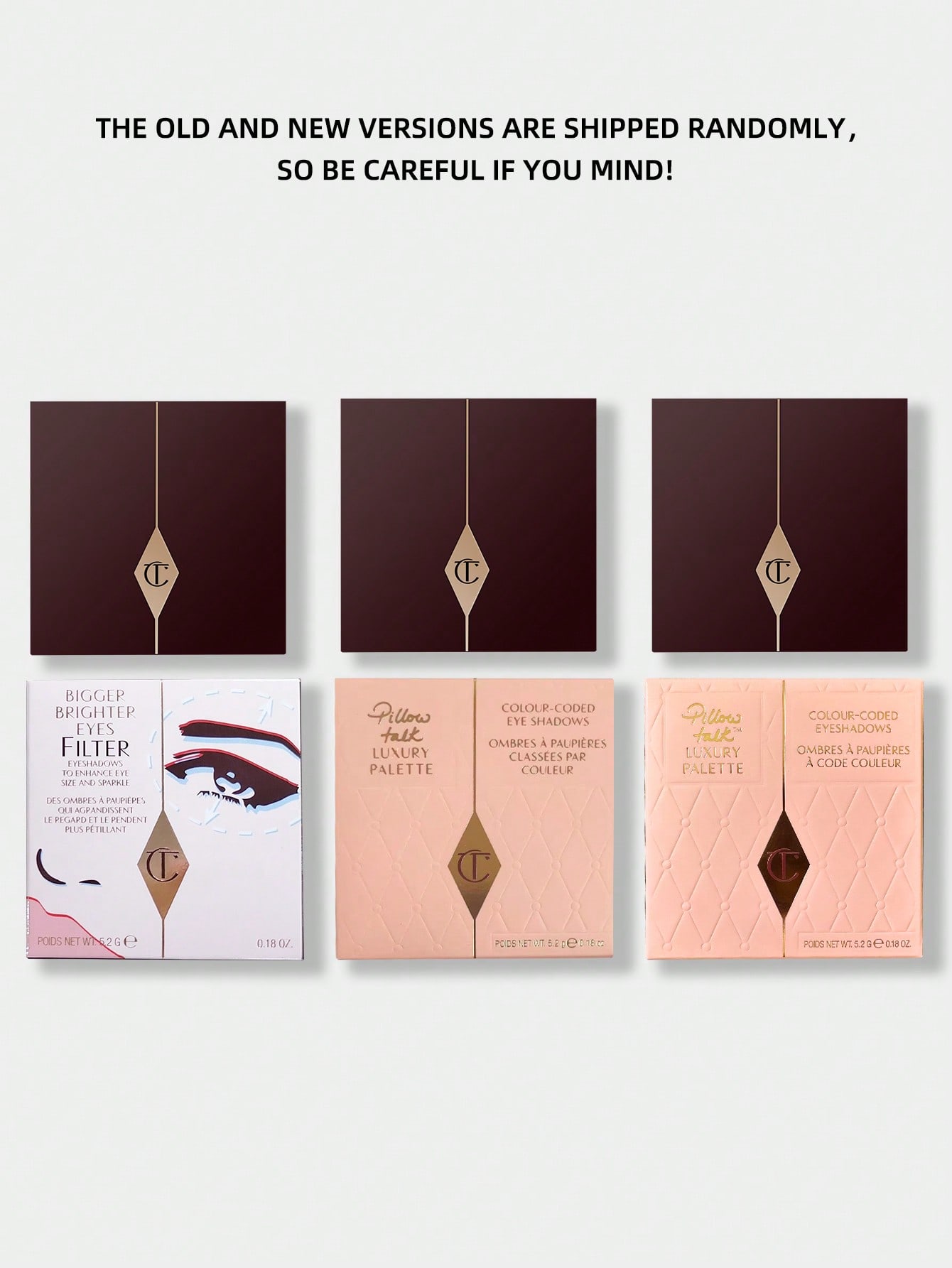 EXAGGER-EYES Palette Ombretti Lusso 5.2g Charlotte Tilbury Versione Casuale