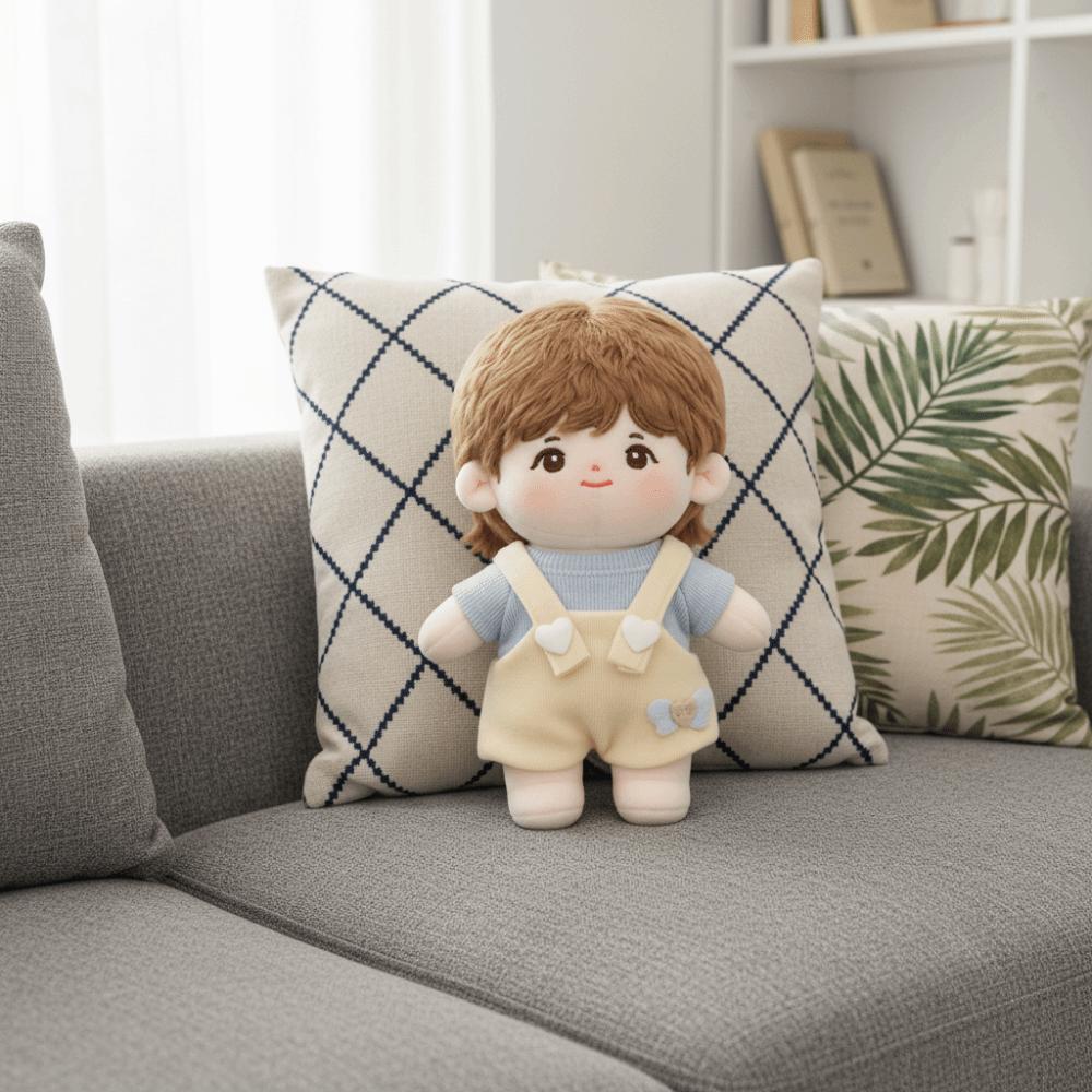 Cute Style 10cm Cotton Doll Clothes Dress-up 10cm Doll Clothes Cotton Doll's Clothes Set  Kids Gift