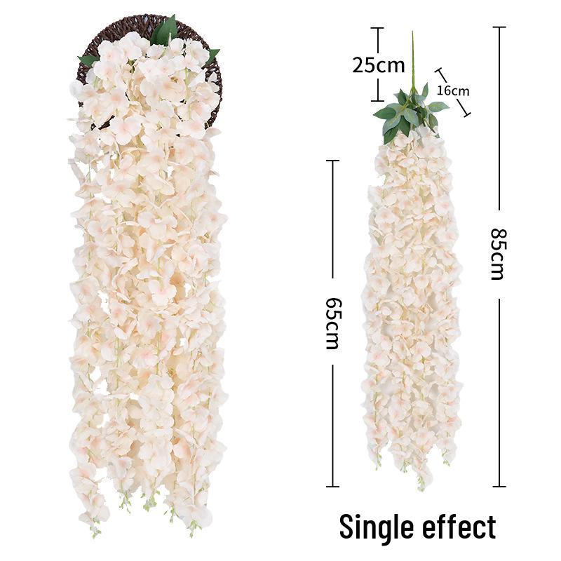 Artificial Wisteria Hydrangea Orchid String for Home Ceiling Decoration