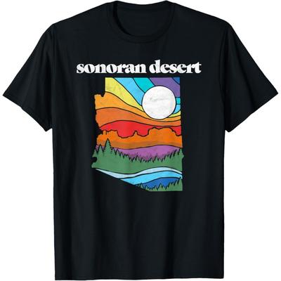Sonoran Desert Arizona Vintage Nature Design Outdoor T-Shirt