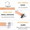 5PCS Wooden Trouser Rack Solid Wooden Trouser Rack Adult Trouser Clip Clothing Store Wooden Trouser Clip Clip Clothes Hanger