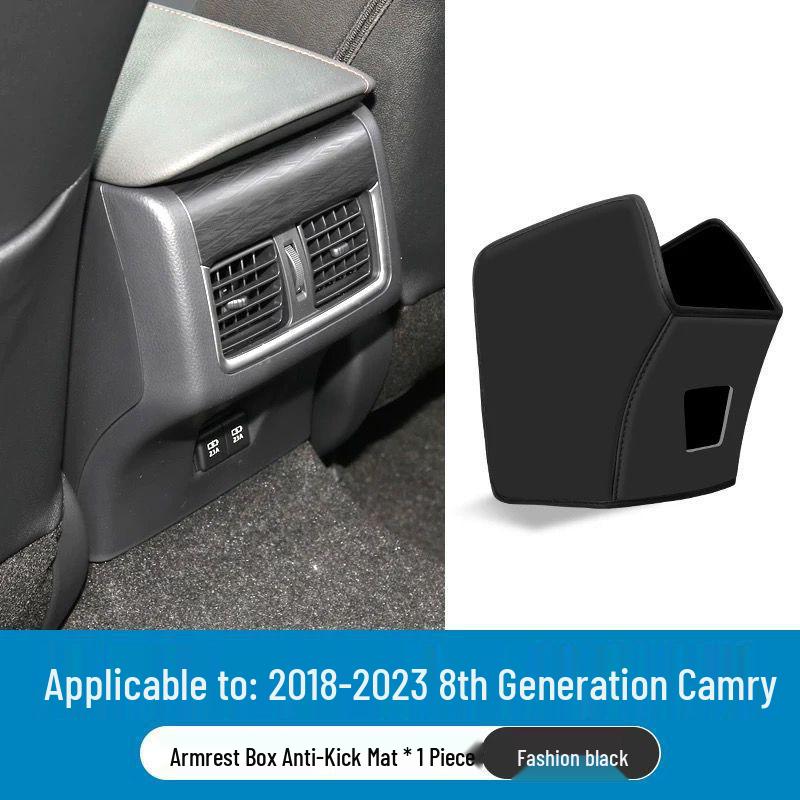 Toyota Camry 8th/9th Gen Armrest Box Kick Pad & Rear Air Vent Protector