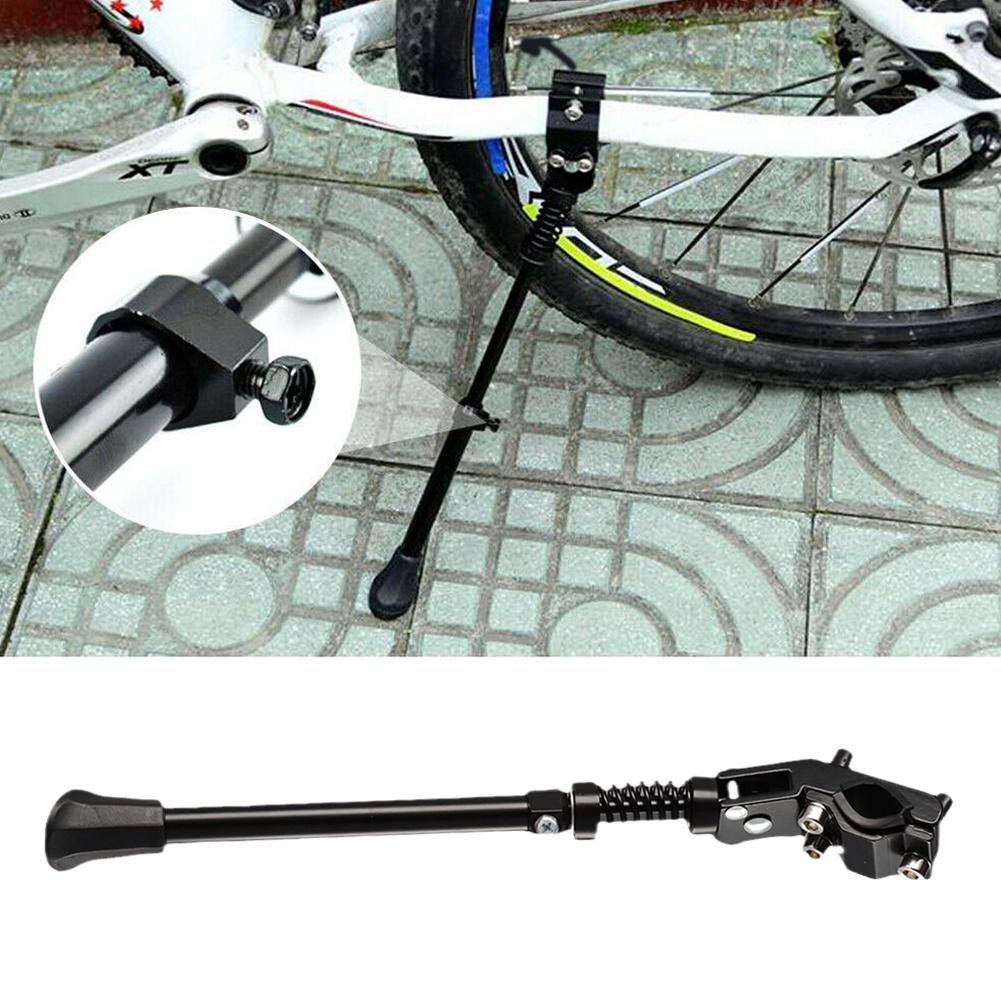 26-36cm Adjustable Bicycle Stands Kickstand Mountain Bike MTB Aluminum Side Rear Kick Stand Solid Reliable Bicycle Accessories