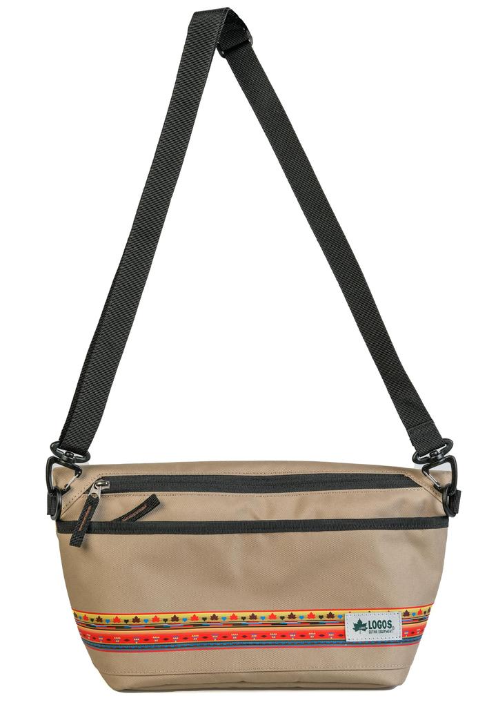 KENKO LOGOS Camera Bag, Shoulder Tote, Medium, Khaki, Made with Recycled PET, 821176