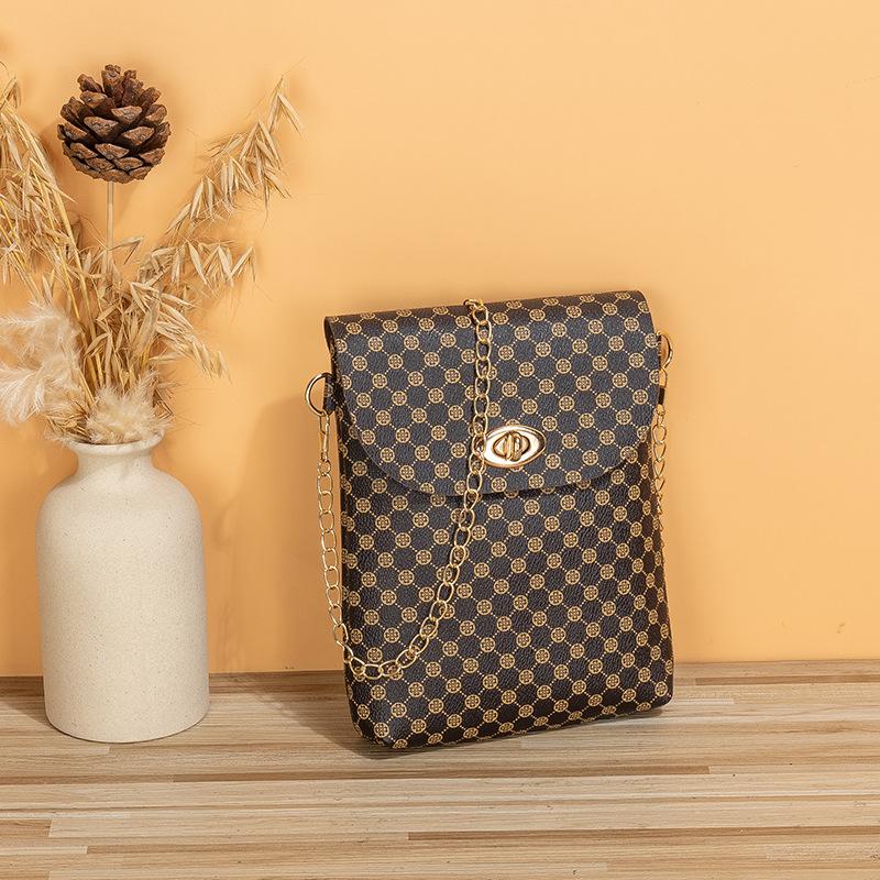 

Свежая сумка для мобильного телефона на цепочке ромбовидной формы, модная печатная сумка-мессенджер, маленькая квадратная сумка оптом, женская сумка, сумки, один предмет волос