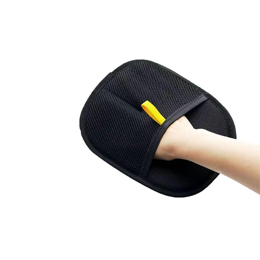 

Pet Hair Removal Tool Reusable Pet Dog Static Bidirectional Grooming Gloves Washable Pet home beauty gloves 1pc чёрный