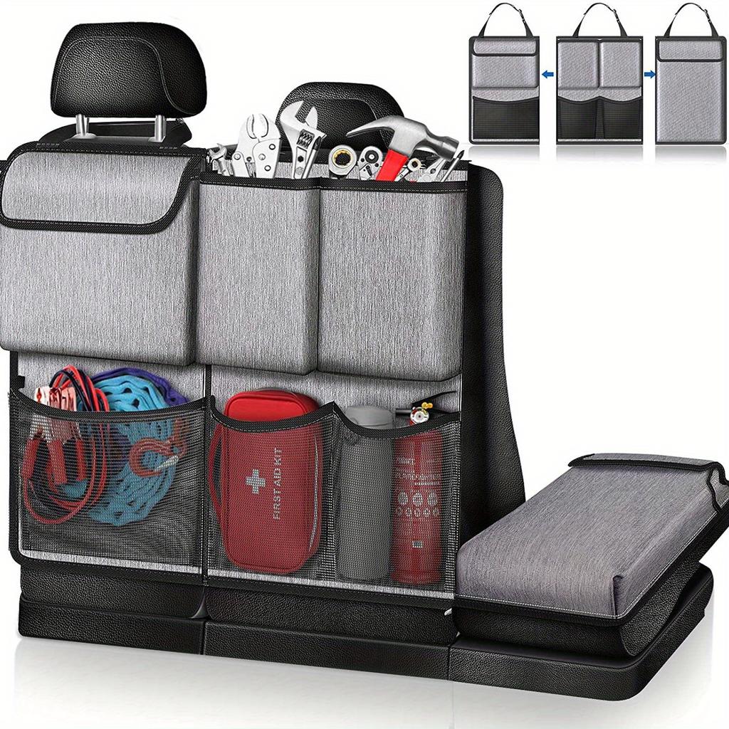 Oxford Cloth Car Car Back Seat Organizer Bag Hanging Car Storage Bag