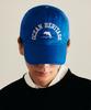 DOLPHIN WAVE APPAREL Ocean Heritage Dolphin Ball Cap Blue