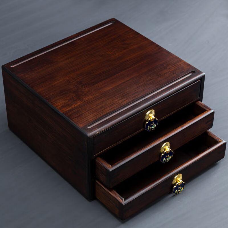 Bamboo Multi-Layer Pu'er Tea Cake Storage Box