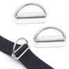 Belt Keeper D Ring Lightweight Portable Silver Stainless Steel