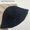 Simple Trend Hexagonal Bucket Hat Men's And Women's Casual Sunshade And Windproof Warm Fisherman's Hat