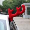Festive Christmas Car Roof Decoration With Unique Deer Antlers Pvc And Cloth Material