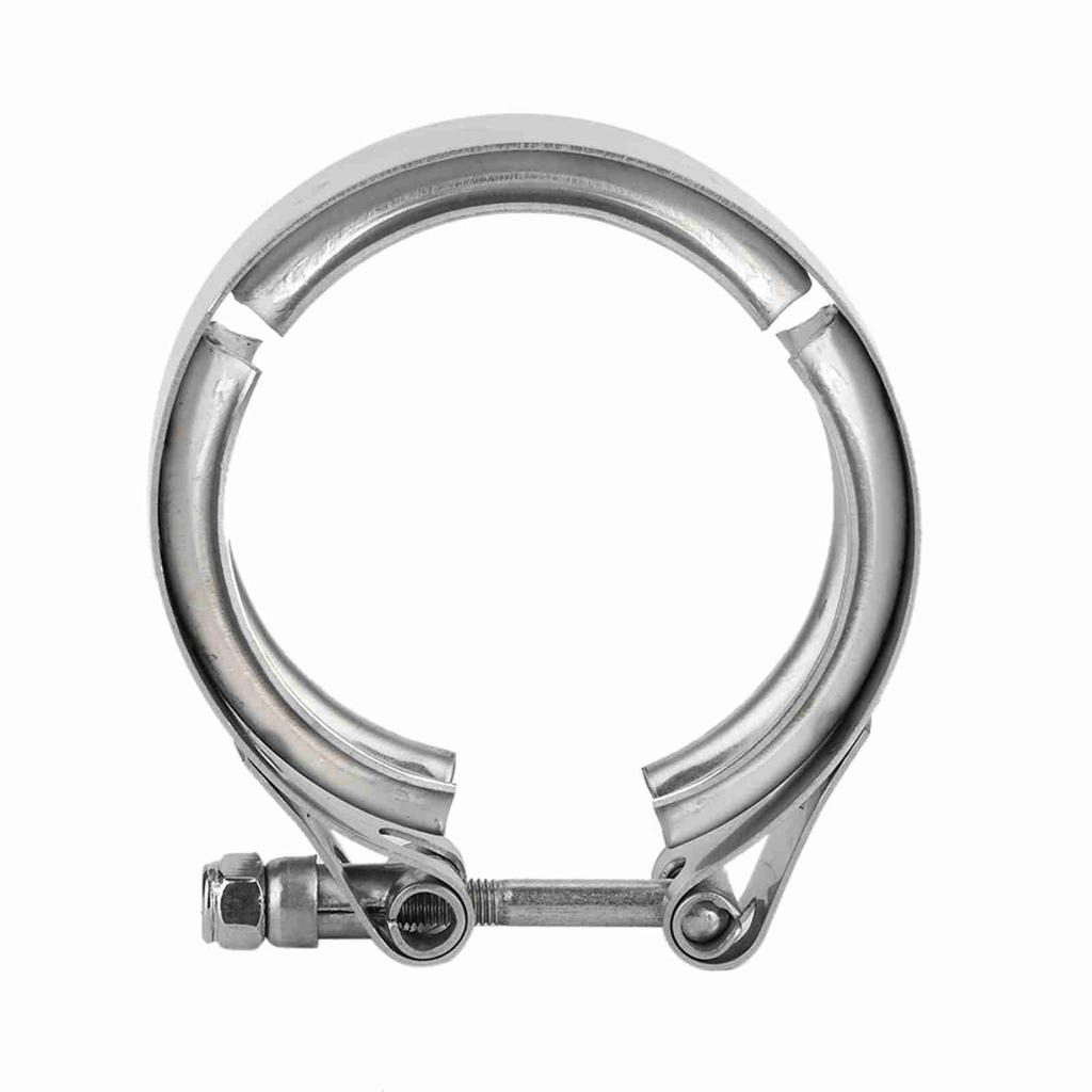 Universal 2,5 tommer 63 mm Bil Auto V-bånd Turbo Downpipe Eksosklemme M6 Skrue