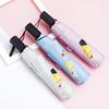 Red Leaf Automatic UV Protection Travel Umbrella