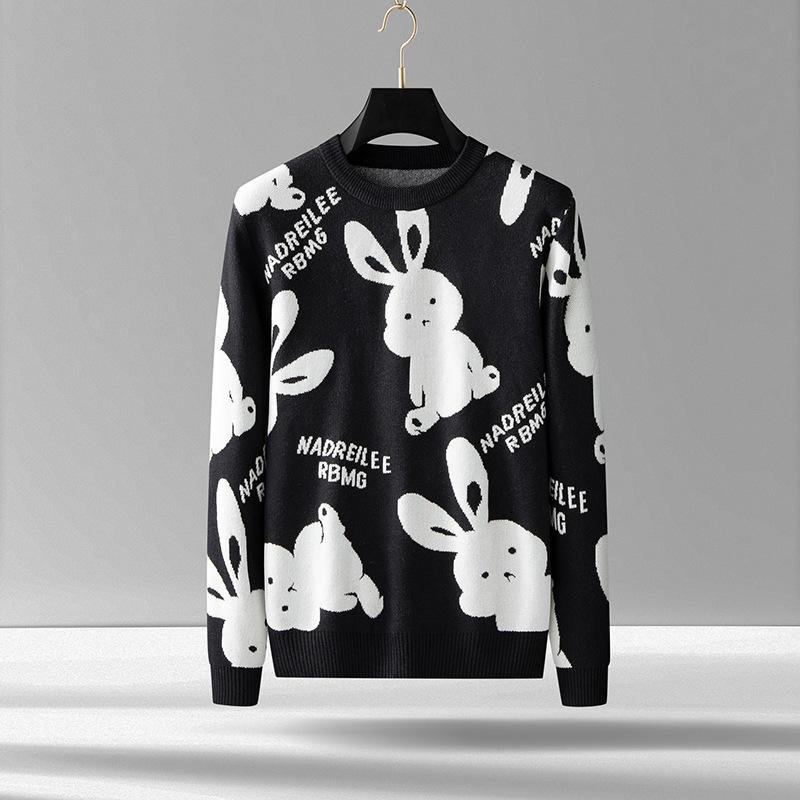 

Новый наряд для влюбленных Весна и Осень Трикотажный свитер XXXXL