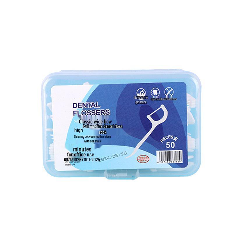 Ultra-Fine Dental Floss Picks Family Pack - Disposable Toothpicks In Portable Box