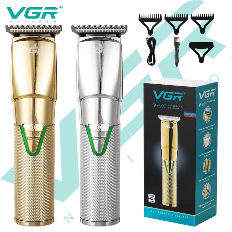 VGR V-903 Men's Universal Metal Hair Clipper Electric Long-lasting Home Oil Head Clipper Salon Professional Electric Hair Clipper Home Razor Shaver