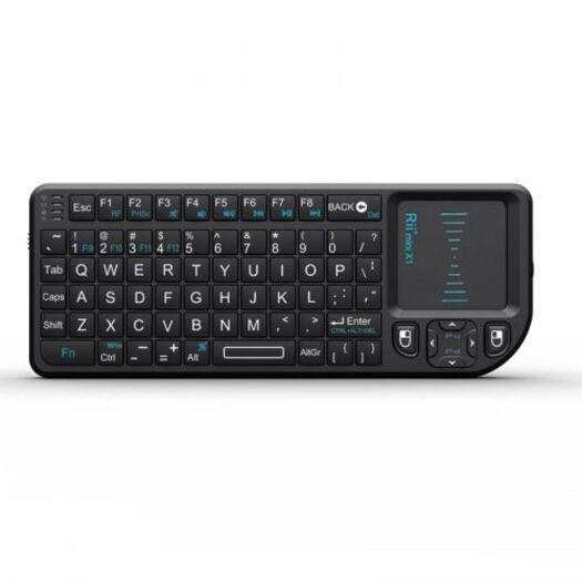 

Компьютерные клавиатуры Rii X1 Wireless 2.4G Flying Mouse Портативная сенсорная панель