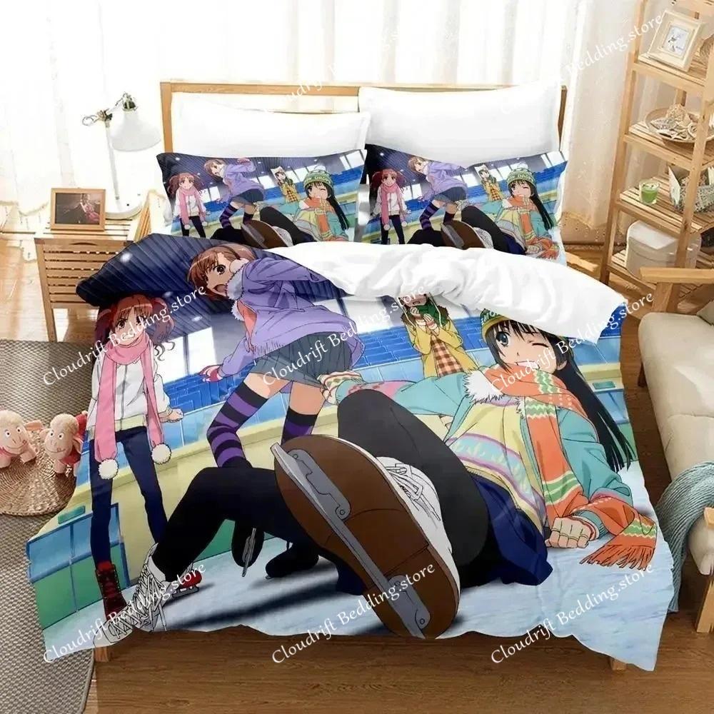 New Misaka Mikoto Bedding Set Single Twin Full Queen King Size Bed Set Adult Kid Bedroom Duvet cover Sets 3D Anime Bed Sheet Set