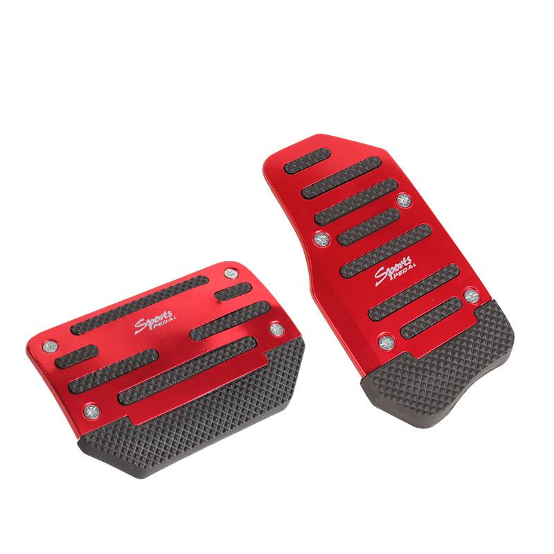 Universal Aluminum Automatic/Manual Transmission Car Pedal Cover Set Kit Anti Skid Pedal Brake Clutch Accelerator Pedals Covers