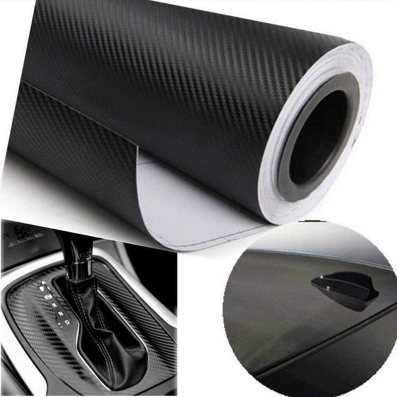 Car Styling 4D Carbon Fiber Vinyl Film High Glossy Warp Motorcycle Car Stickers