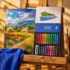 Mehrfarbige Ölpastelle Wasserlösliches Pastellset, Wasserlöslicher Malstift, Zeichenstifte mit hoher Deckkraft und schwerer Textur, für Kinder Kunstbedarf