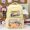 Schoolbag Japanese Transparent Second Dimensional Comic-Con School Bag Student Girl Cartoon Large Capacity Trend Visual Bar Pain Bag