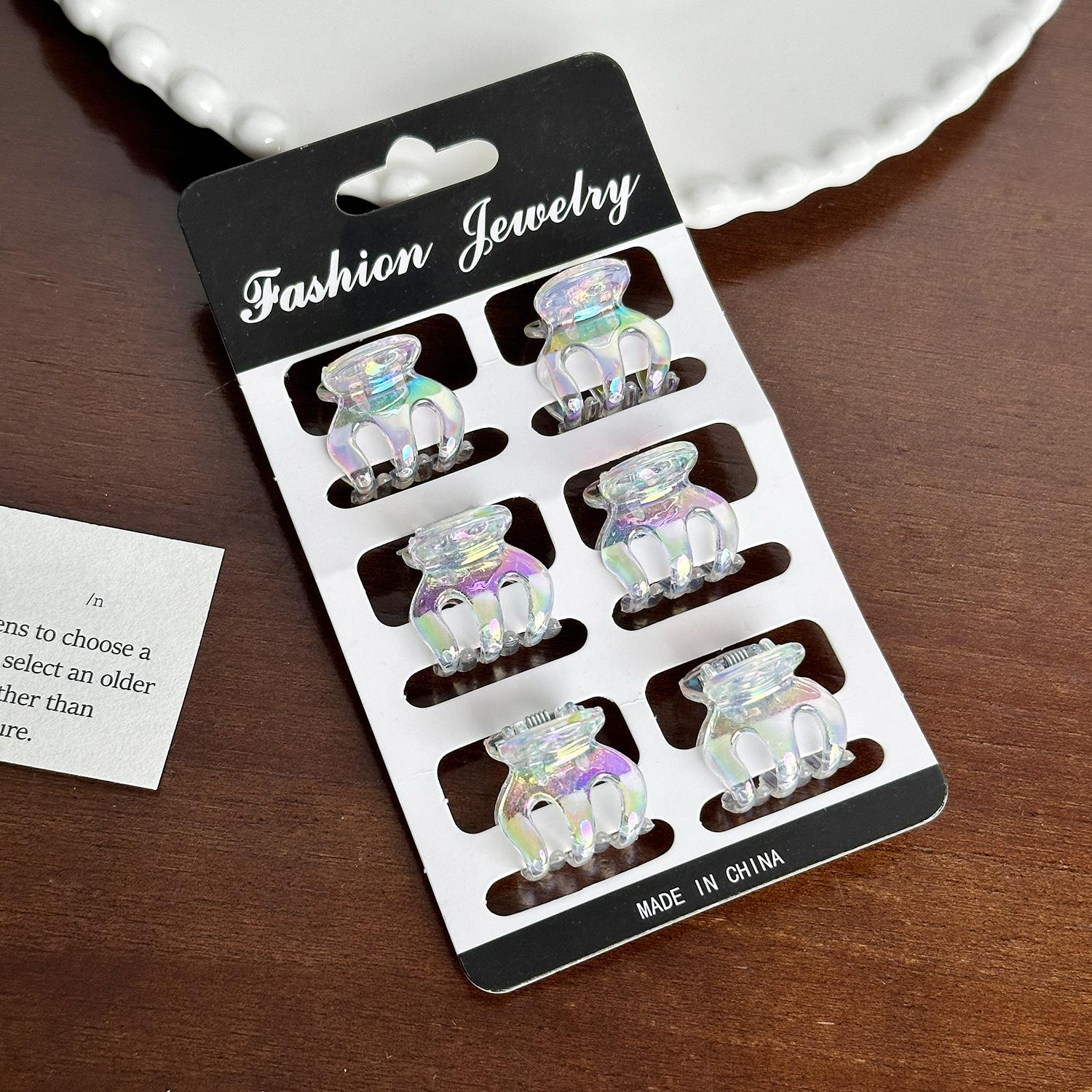 

Художественные мини-заколки для волос для женщин разных цветов для элегантной укладки волос Set 21