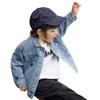 ASK JUNIOR Boys' Retro Graffiti Denim Jacket