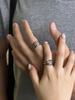 Apoem Pair Trace Open Ring