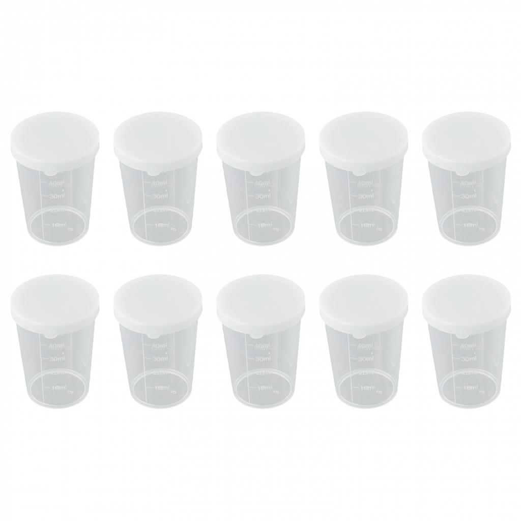 10Pcs Measuring Cups With Scale For Measure Small Amounts Of Liquids And Samples
