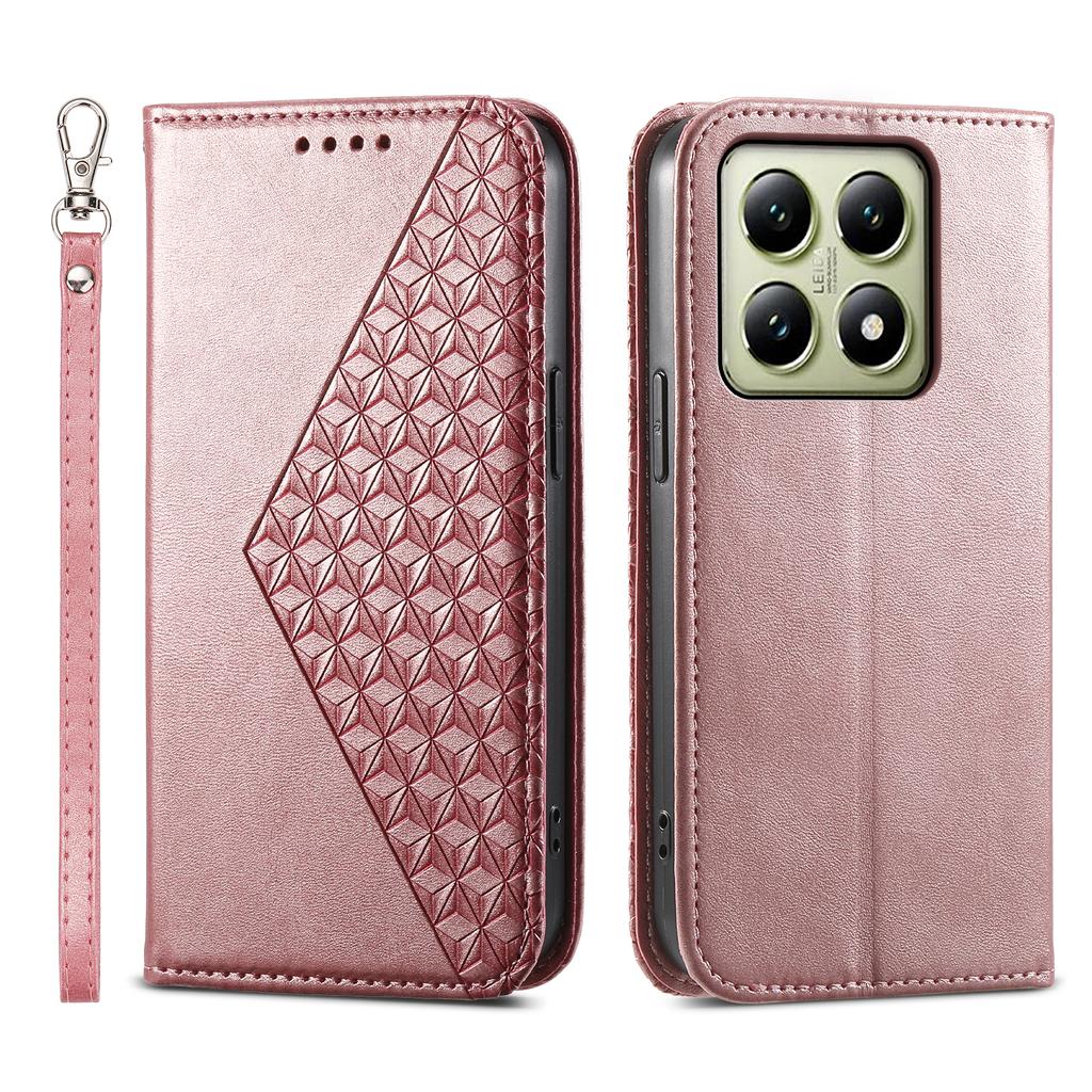 For Xiaomi 14T Case Calf Texture PU Leather Phone Cover with Wallet