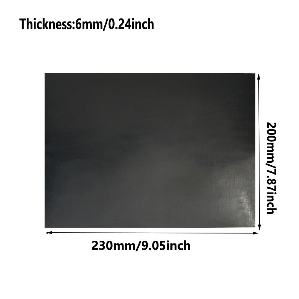 Neoprene Rubber Sheet Solids Rubber Pad Anti-Slip Waterproof Cushion For DIY Gaskets Crafts