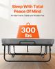 Rollaway Bed Folding Bed with 4 In Foam Mattress for Adults and Guest