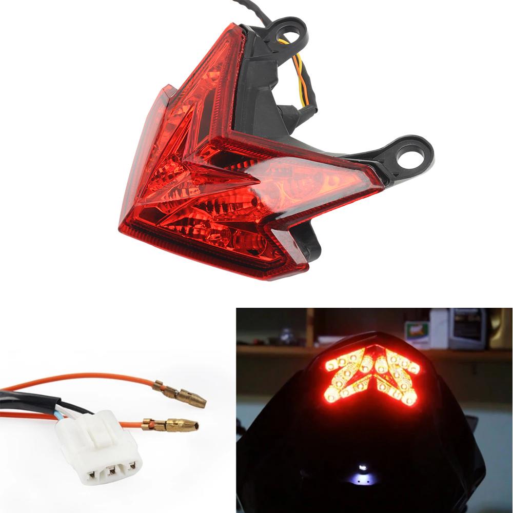 Motorcycle Tail Turn Signal for Kawasaki Accessories Rear Brake Stop Light Z800 ZX6R ZX636 2013 2014 Racing Moto Modified