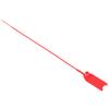 100Pcs Disposable Cable Zip Ties Anti Theft Self Locking Tie Suitcase Shoes Bag Label Tag(Red )