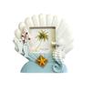 Scallop Fish shaped Starfish Photo Frame, 3-inch Wedding Photo Frame Stand, Display Platform, Home Decoration Decoration Ornament