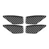 Inner Door Bowl Cover Trim Inner Door Bowl Decorative Stickers Carbon Fiber For BMW 5 Series G30 G38 2018-