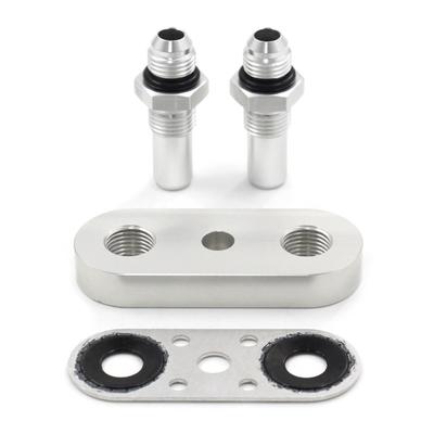 Direct Replacement Transmission Cooler Line Adapter Plate for 6L80E For 6L90E and For 8L90E 5511216AN Aluminum