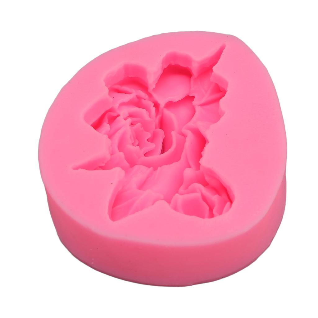 Silicone Shaper Gardenia Flower Shape Moulding Tool for Candle Soap Clay Chocolate Crafts Making