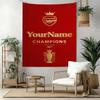Arsenal Custom Your Name Wall Decor Tapestry Art For Pet Memorial Birthdaywedding Party Backdrop Family Gift