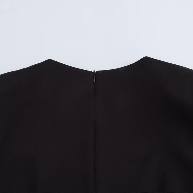 Kaslead New Arrival Women's Clothing Fashion Style Fashion Vachette Clasp Waist Slimming Short Dress