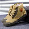 New 2025 workers and farmers canvas waterproof and wear-resistant labor protection liberation shoes outdoor construction site non-slip and wear-resi