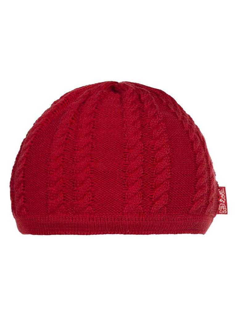 Girls' Red Cotton Döll Cap