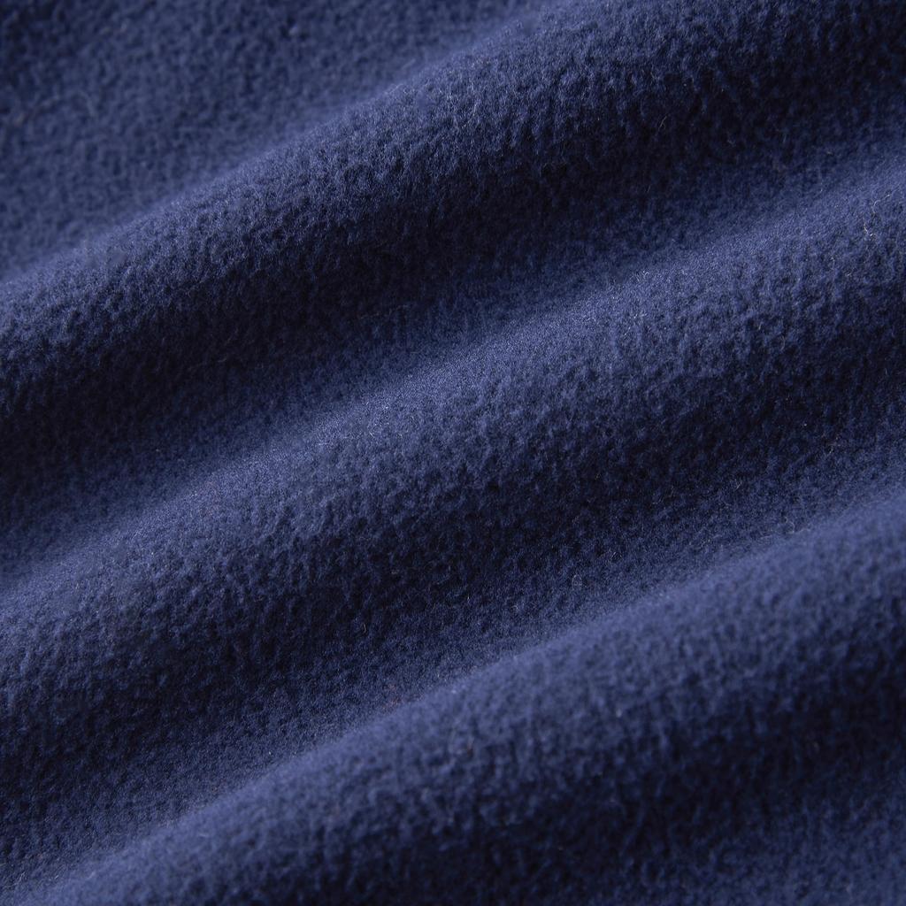 Vest Boa Fleece Cold Protection Logo Plain Simple Boys Girls Baby Kids Clothing Going To Kindergarten School 120cm Ivory [MIKI HOUSE] Children's