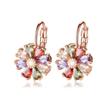 Multicolor Gemstone Stud Earrings Hypoallergenic Lightweight Design For Sensitive Skin Daily Wear Sparkling Jewelry